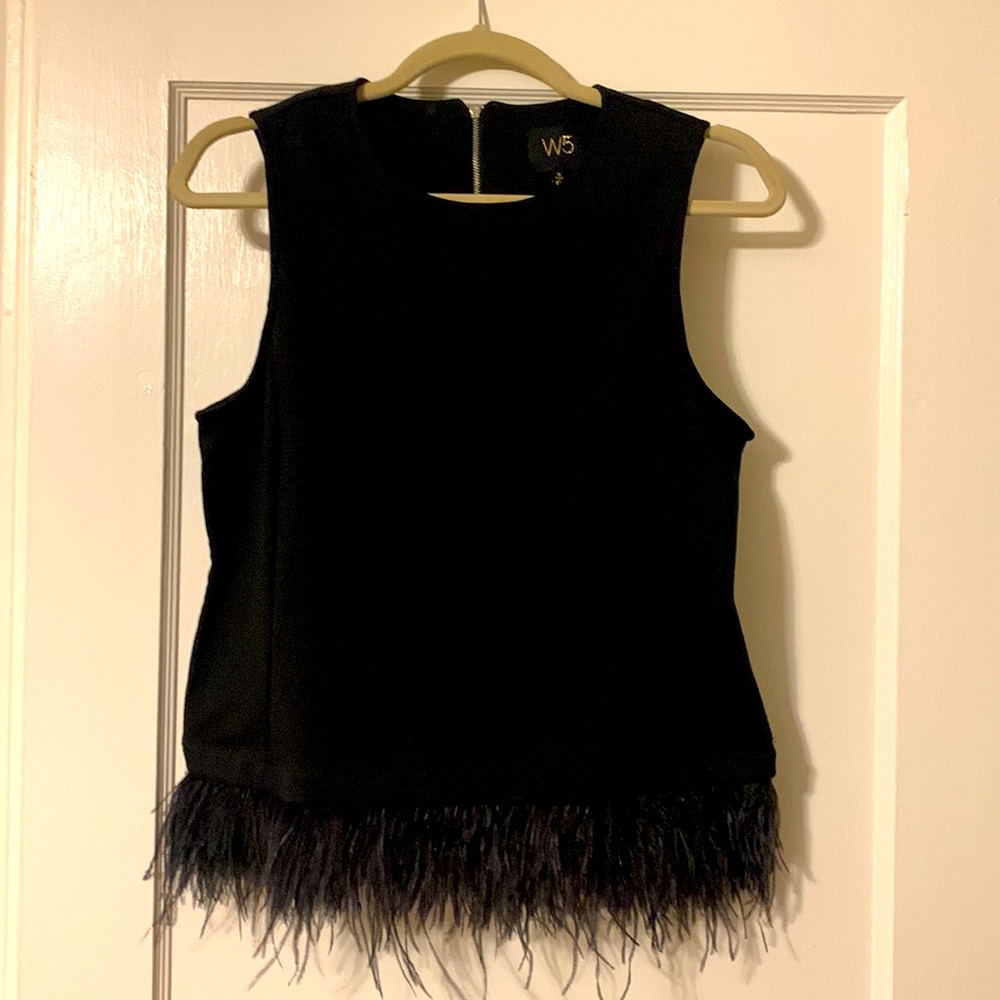 W5 feather top, size small